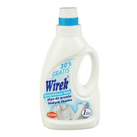 Жидкое средство для стирки Wirek, для белых тканей, 1 л Ош