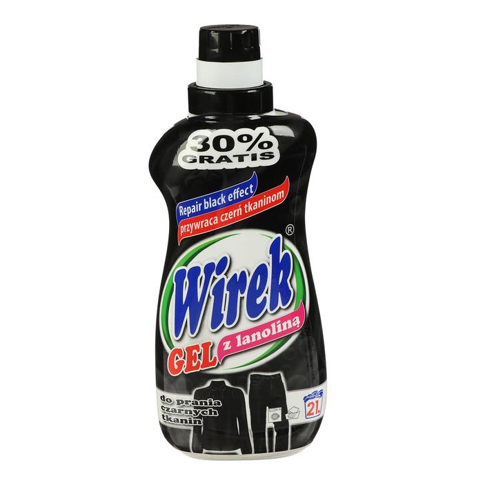 Жидкое средство для стирки Wirek, гель, для чёрных тканей, 1 л