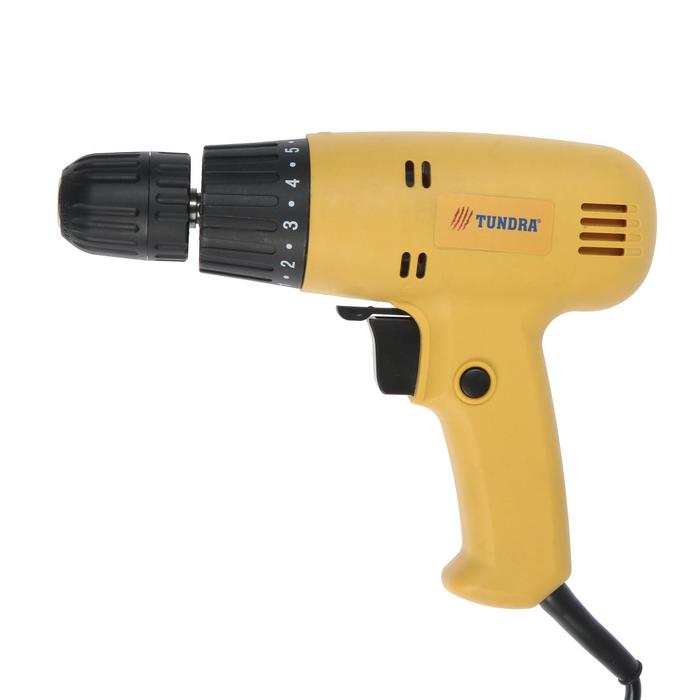 Шуруповерт сетевой ТУНДРА патрон БЗ 280 Вт 800 обмин