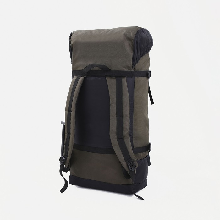 фото Рюкзак туристический, 40 л, отдел на стяжке шнурком, 3 наружных кармана, цвет хаки huntsman