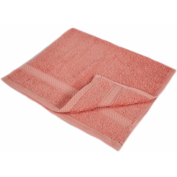 Полотенце махровое Arya Home Miranda Soft, 500 гр, размер 70x140 см, цвет коралловый