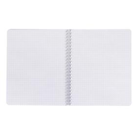 

Тетрадь 48 листов в клетку "Жидкий металл", обложка мелованный картон, УФ-лак, металлическая плёнка, блок офсет, МИКС