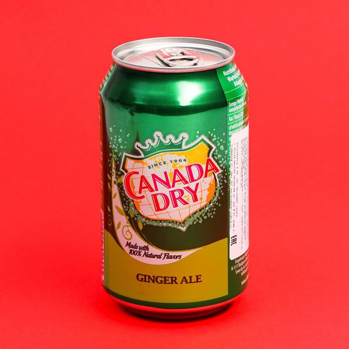 Напиток безалкогольный Canada Dry Ginger Ale, 330 мл
