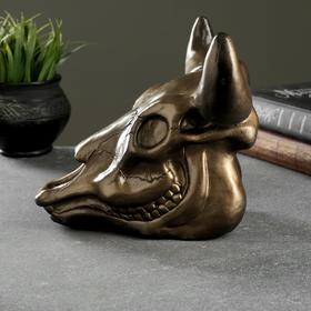 

Копилка "Череп коровы" бронза, 24х20х18см