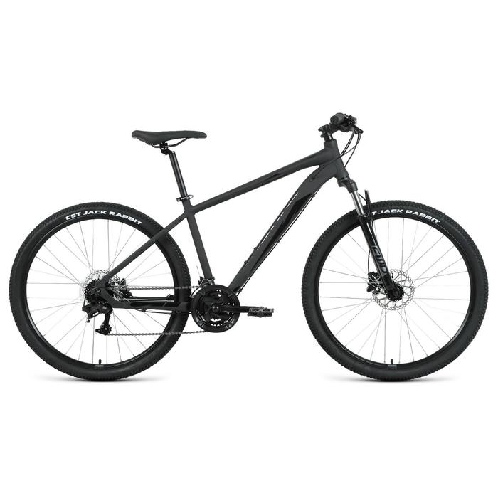фото Велосипед 27,5" forward apache 3.2 disc, 2021, цвет черный матовый/черный, размер 21"