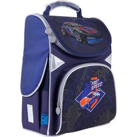 

Ранец Стандарт GoPack 5001S 34*26*13 мал First speed, синий GO21-5001S-13