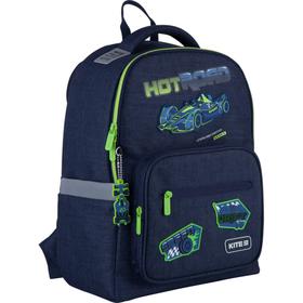 

Рюкзак школьный эргоном.спинка Kite 770 38*27*13 мал Hot road, синий K21-770M-2