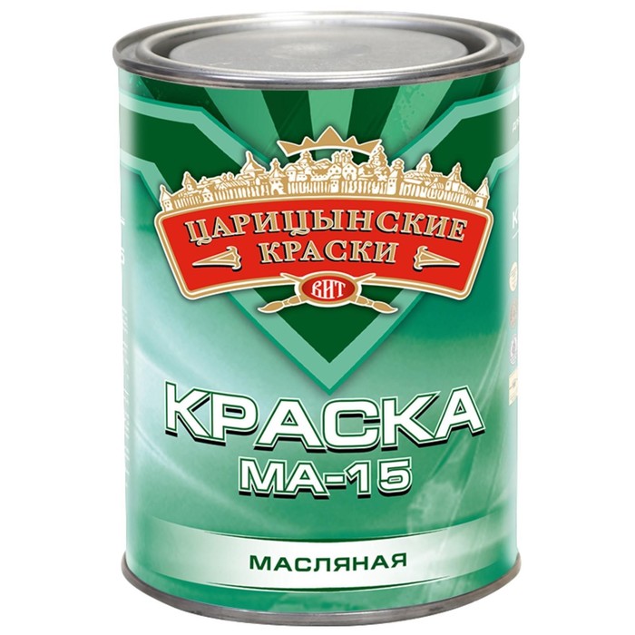 цена Краска МА-15 ЦАРИЦЫНСКИЕ КРАСКИ зеленая 0,9кг