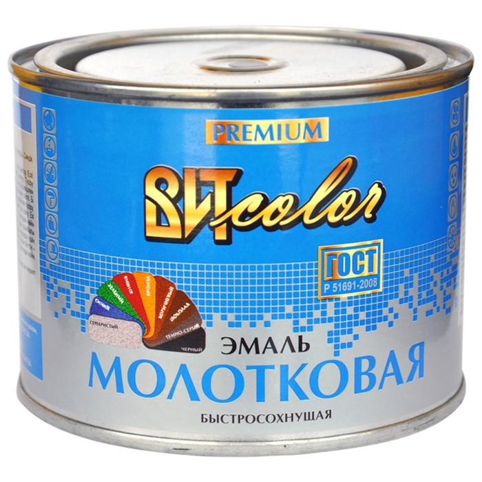 

Эмаль ВИТcolor с молотковым эффектом зеленая 0,4кг