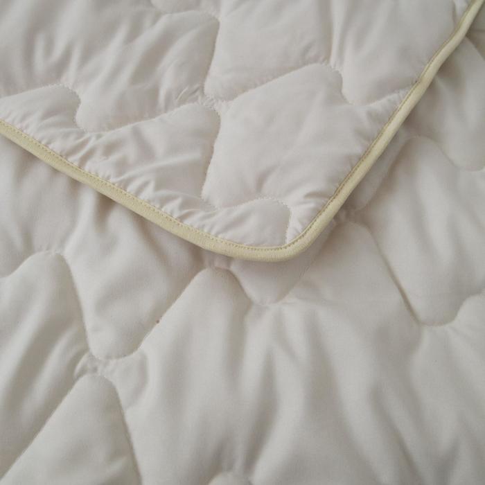 Одеяло стеганое, 1, 5 сп, размер 145х200 см, верблюжий пух одеяло стеганое 105х140 см размер верблюжий пух
