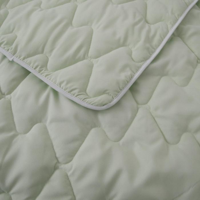 Одеяло стеганое, евро, размер 200х220 см, эвкалипт одеяло стеганое евро размер 200х220 см эвкалипт