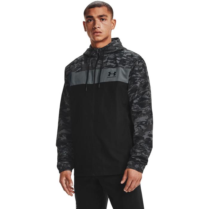 фото Ветровка мужская under armour sportstyle camo windbreaker jkt, размер 46-48 (1361622-001)