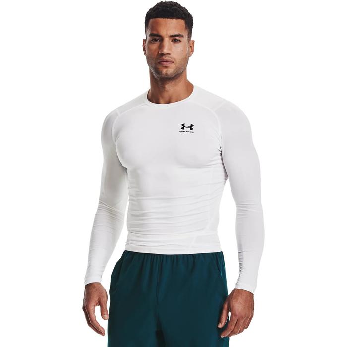 фото Лонгслив мужской under armour hg comp ls tee, размер 48-50 (1361524-100)