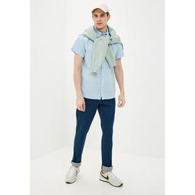 

Рубашка мужская SS 1 PKT SHIRT CERULEAN BLUE, размер 48 (W5J7LOXVT)