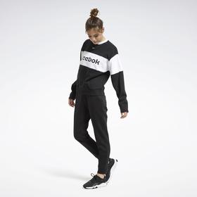 

Спортивный костюм женский Reebok Linear Logo Crew Ts, размер 50-52 (FU2254)
