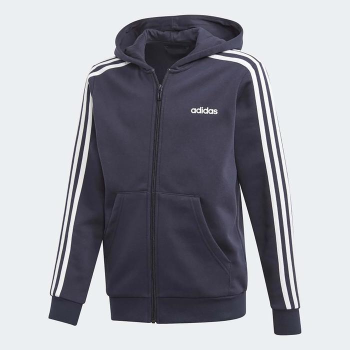 Толстовка для мальчика Adidas Yb E 3S Full Zip Hooded, рост 141-146 см (EI7997)