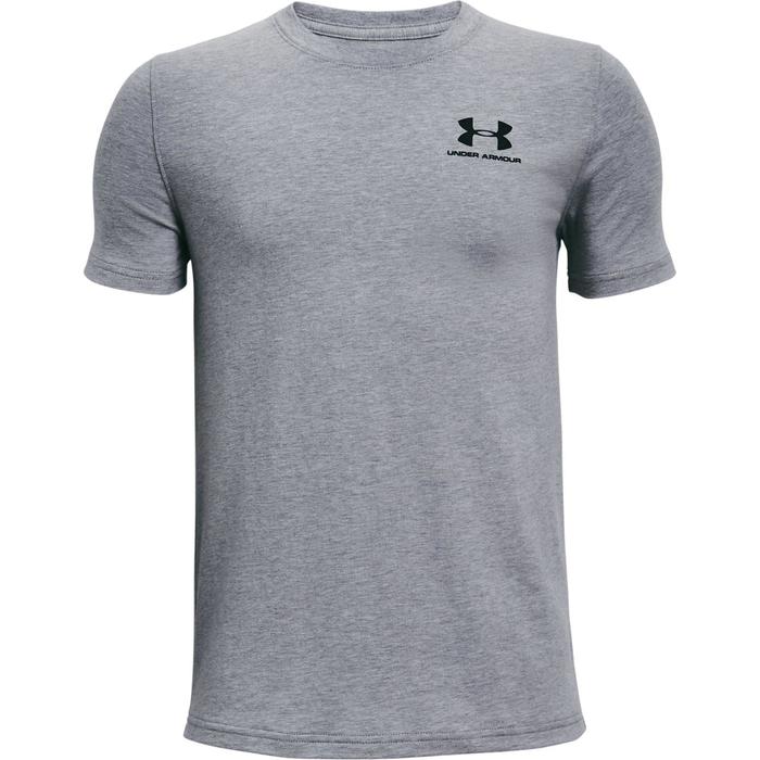 фото Футболка для мальчика cotton short sleeve t-shirt, рост 134-149 см (1363294-035) under armour