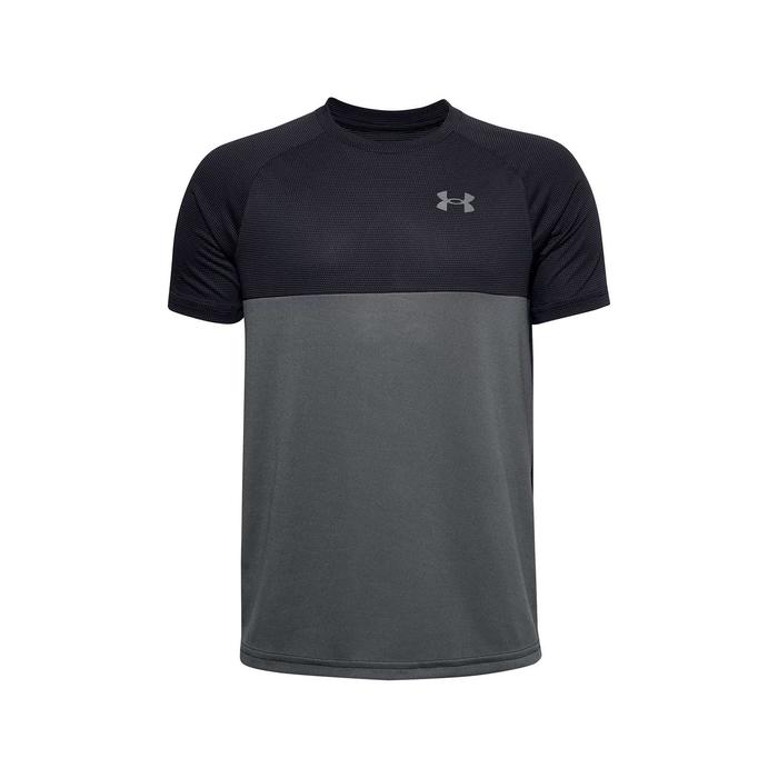 фото Футболка для мальчика under armour tech colorblock ss tee, рост 157-163 см (1357548-001)