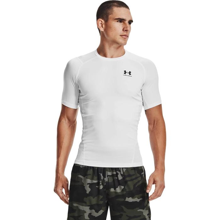 фото Футболка мужская under armour hg comp ss tee, размер 50-52 (1361518-100)