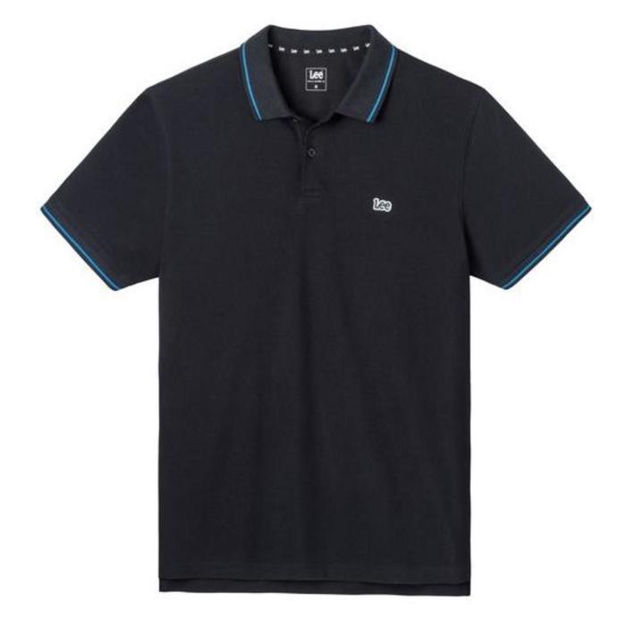 фото Футболка мужская pique polo black, размер 54-56 (l61arl01) lee