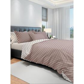 

КПБ Eco cotton Dots евро, размер 215x240 см, 200x220 см, 70x70 - 2 шт
