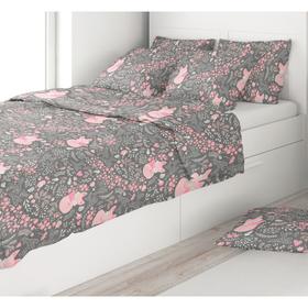 

КПБ детское Eco cotton combo Fox 1,5 сп., размер 120x200x20 см, 145x215 см, 50x70 см -1 шт