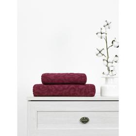 

Полотенце махровое Cotton Piramid, размер 50x90 см, цвет марсала