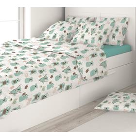 

КПБ детское Eco cotton combo Koala 1,5 сп., размер 120x200x20 см, 145x215 см, 50x70 см -1 шт 71005