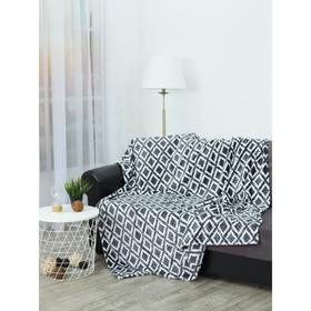 

Плед Deco Lux «Клетка», размер 200x220 см, цвет серый