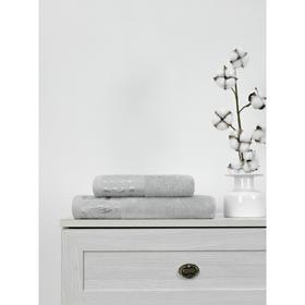 

Полотенце махровое Bamboo Valle, размер 50x90 см, цвет серебряный