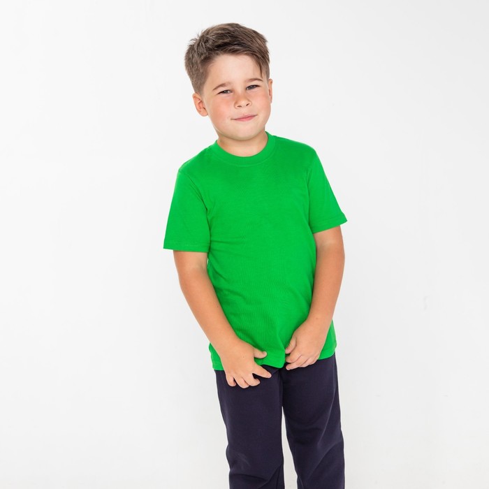 футболка детская цвет сине зелёный рост 110 см Футболка детская, цвет зелёный, рост 110 см