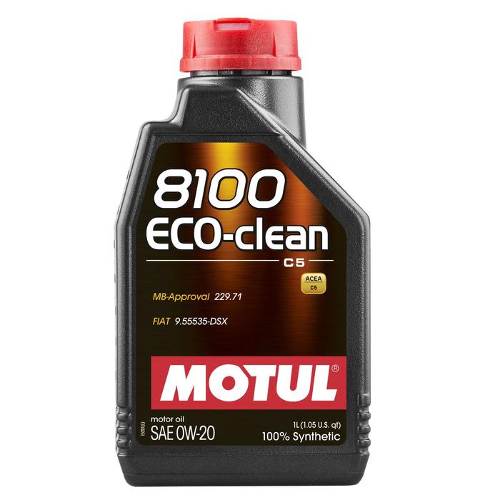 Масло моторное Motul 8100 ECO-Clean 0w-20, 1 л 108813 масло моторное motul 8100 eco lite 0w 20 синтетическое 208 л
