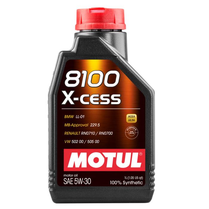 фото Масло моторное motul 8100 x-cess 5w-30, 1 л 108944