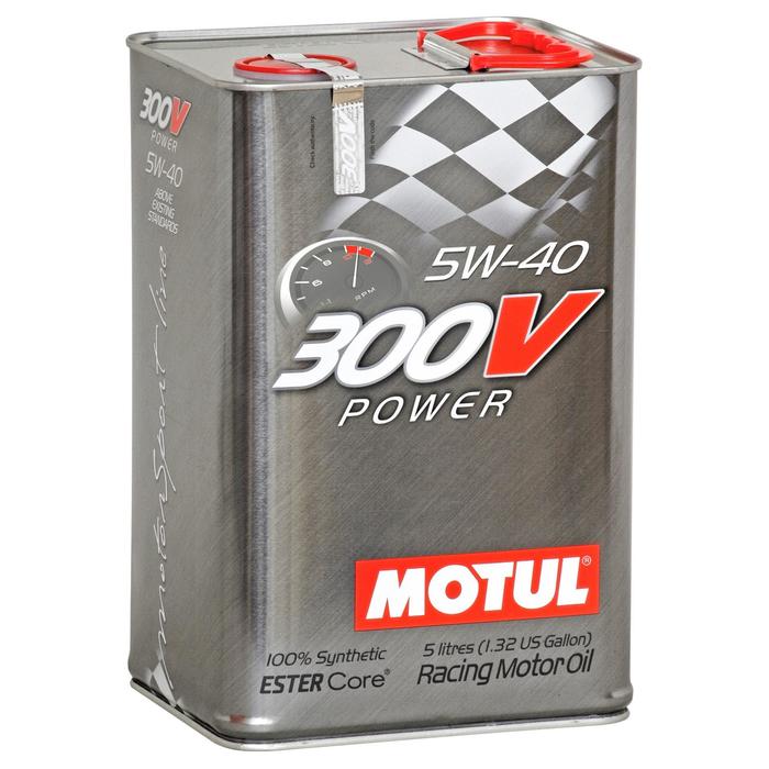 фото Масло моторное motul 300v power 5w-40, 5 л 109518