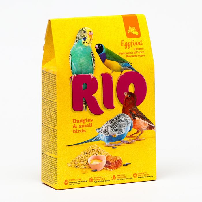 Яичный корм RIO для волнистых попугайчиков и других мелких птиц, 250 г