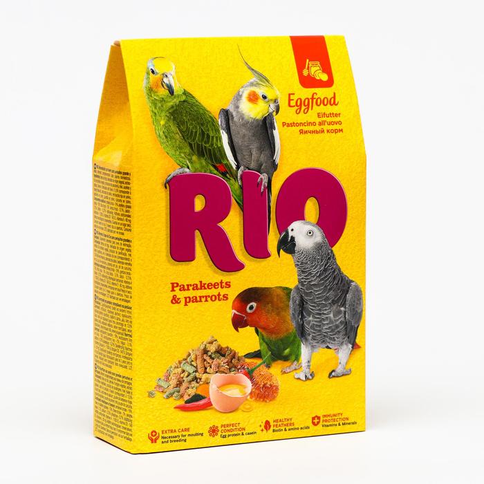Яичный корм RIO для средних и крупных попугаев, 250 г