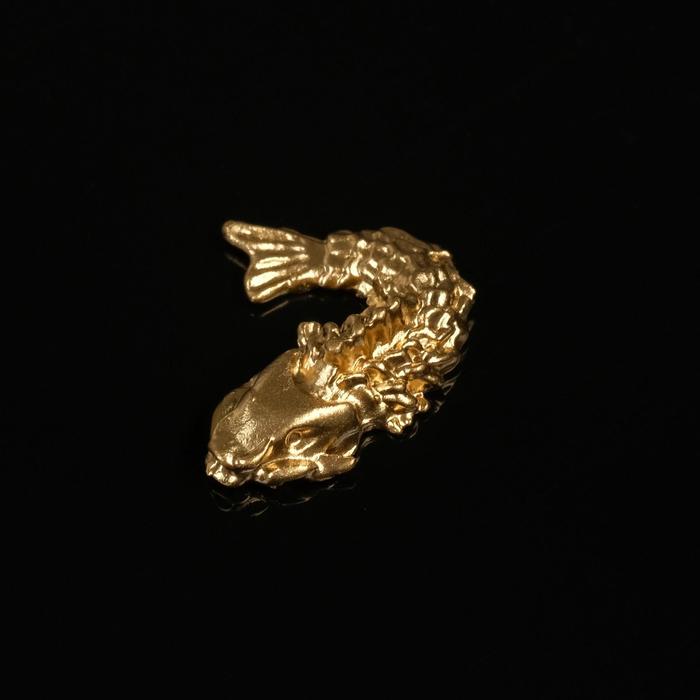 Сувенир кошельковый Карп, олово, 1х1х0,5 см сувенир кошельковый золотая мышка на монете олово 0 6х2 2х1 6 см