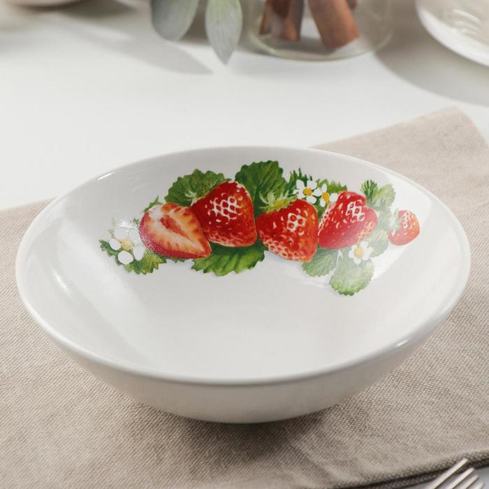 Салатник «Клубника», 450 мл, d=16 см