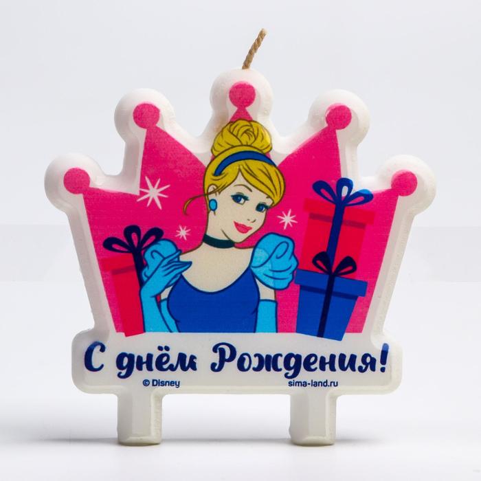 

Свеча в торт "С Днем Рождения", Принцессы