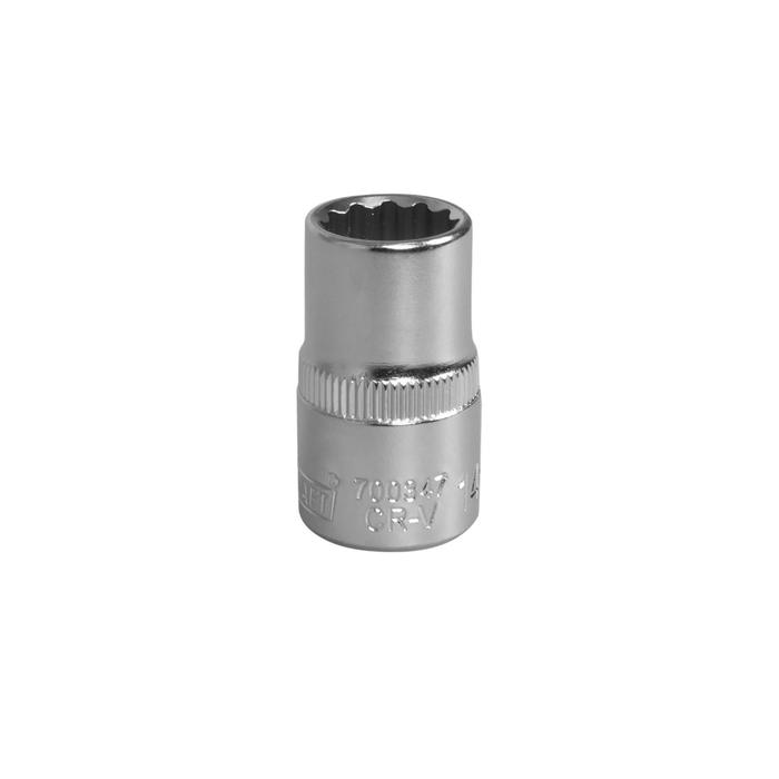 

Головка торцевая KRAFT KT 700347, 12-ти гранная, 1/2"Dr, 14 мм