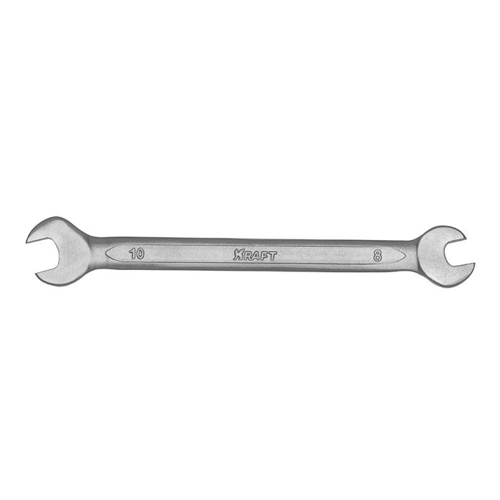Ключ рожковый KRAFT KT 700523, холодный штамп, 8х10 мм ключ рожковый kraft kt 700530 холодный штамп 16х17 мм