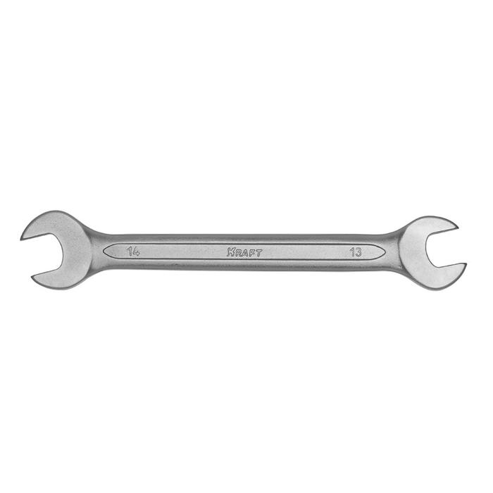 Ключ рожковый KRAFT KT 700528, холодный штамп, 13х14 мм ключ рожковый 13х14 kraft 700528