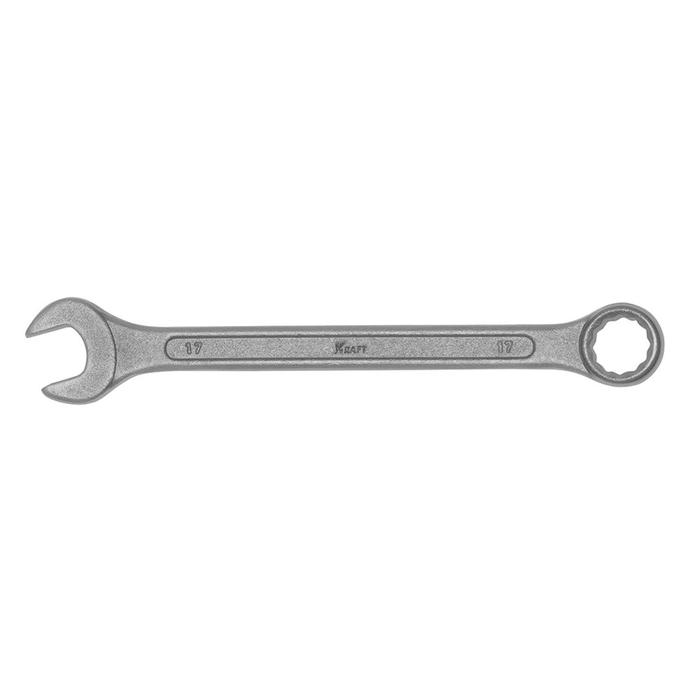 Ключ комбинированный KRAFT KT 700722,17 мм нож профессиональный kraft kt 700903 усиленный с автоматической фиксацией 18 мм