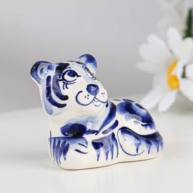 

Сувенир "Тигр Серёжа", гжель