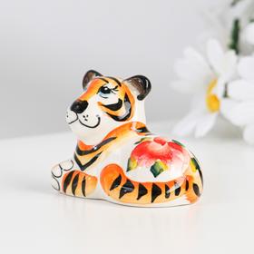 

Сувенир "Тигр Серёжа", гжель, цвет