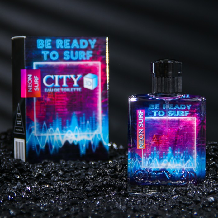 

Туалетная вода женская CITY 3D Neon Surf, 90 мл