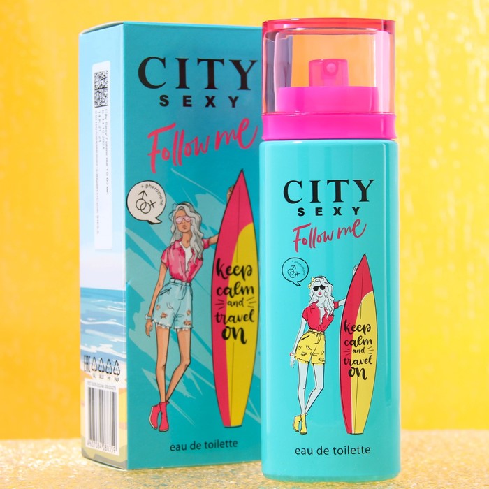 

Туалетная вода женская City Sexy Follow me, 60 мл
