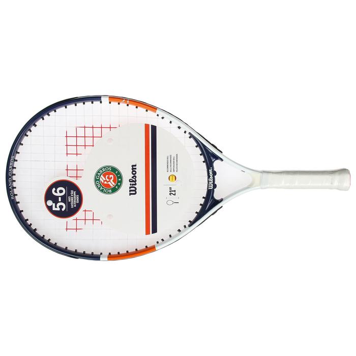 Ракетка для большого тенниса Wilson Roland Garros Elite 21, для детей 5-6 лет, со струнами