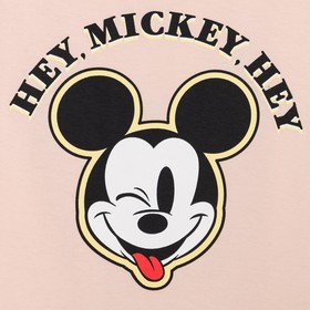 

Футболка "Hey Мickey" Микки Маус, р. 40-42, розовый