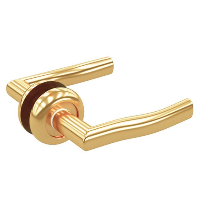 Комплект дверных ручек ZY-501 PB SOLLER, цвет золото комплект дверных ручек soller zy 501 ss мат никель 24